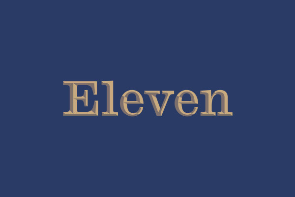 Cover image: Eleven