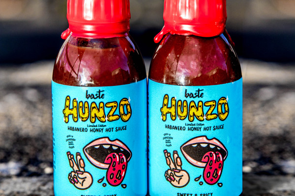 Cover image: Hunzo Hot Sauce label design