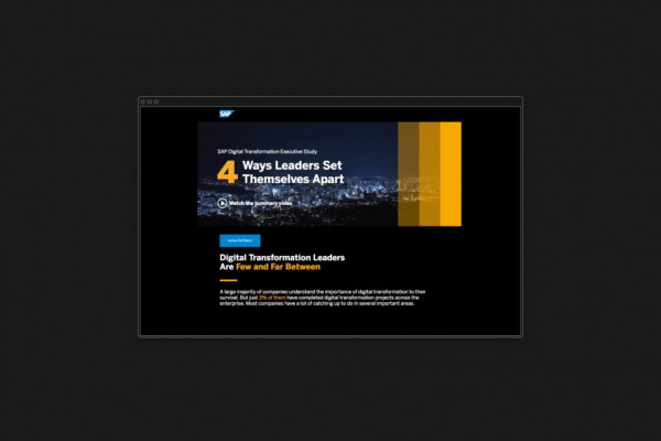 Cover image: SAP Digital Transformation