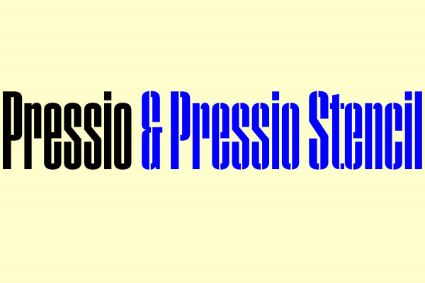 Cover image: Pressio Typeface