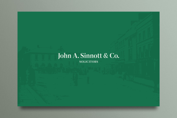 Cover image: John A. Sinnott & Co. Solicitors