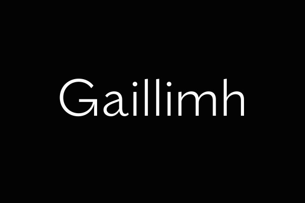 Cover image: Gaillimh (2018)