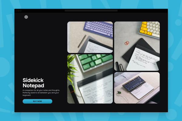 Cover image: Sidekick Notepad Website