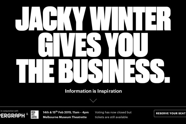 Cover image: Jacky Winter Gives You The Business (2014)