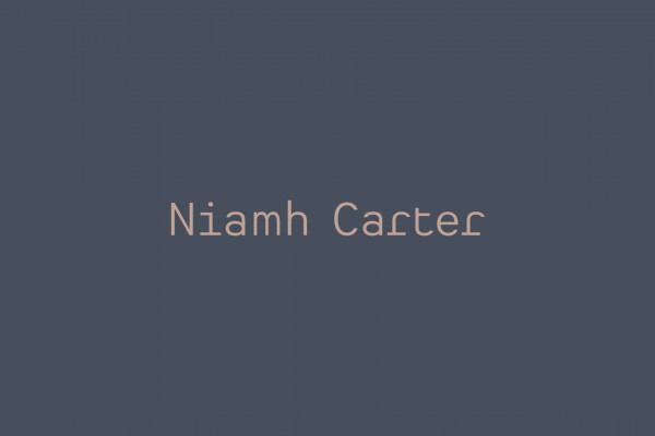 Cover image: Niamh Carter