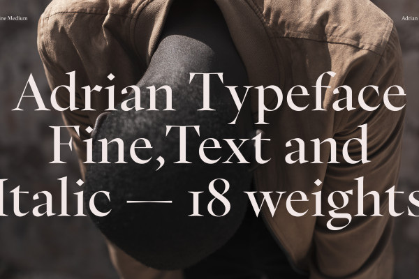 Cover image: The Adrian Brinkerhoff Poetry Foundation, Typeface