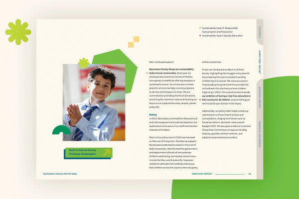 Cover image: Barnardos Annual Report 2022