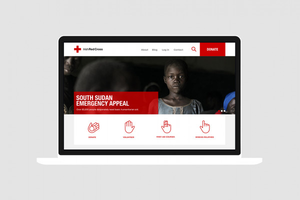 Cover image: Irish Red Cross Website Design