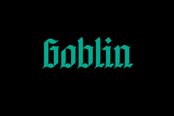 Cover image: Goblin Magazine Wordmark