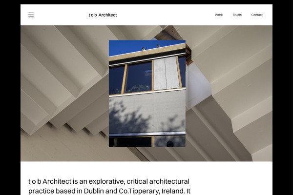 Cover image: t o b Architect