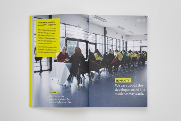 Cover image: NUI Maynooth – Lines of Conversation – Undergraduate prospectus